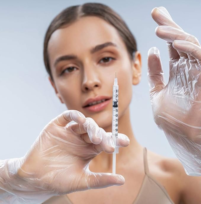 Basic Medical Clear Vinyl Exam Gloves - Latex-Free & Powder-Free - VGPF-3004 (Case of 1,000), Xtra Large - Image 4