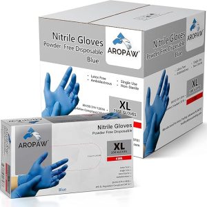 Blue Nitrile Gloves, Disposable Gloves, Comfortable, Powder Free, Latex Free