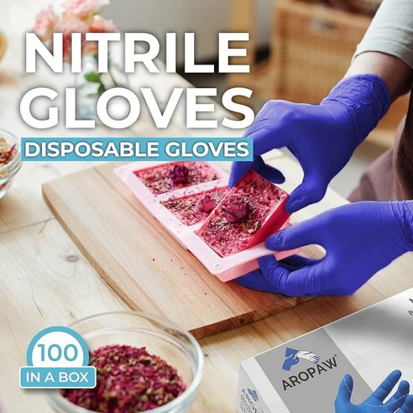 Blue Nitrile Gloves, Disposable Gloves, Comfortable, Powder Free, Latex Free - Image 6